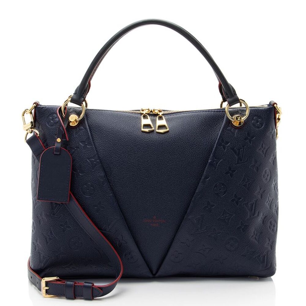 Louis Vuitton Navy Blue Tote Bag